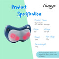 Ihoco Regen Shiatsu Back and Neck Massager Pillow*